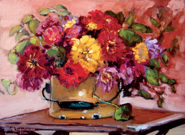 La merveille d ’un vieil objet, 9 x 12 po, 2001