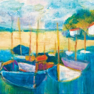 La Côte du Maine, acrylique, 12 x 16 po, 2013,