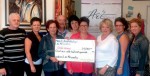 Membres du comité pour La Mobilisation artistique pour Lac Mégantic, de gauche à droite : Francis Plourde
(artiste), Chantal Gagné, Linda Tapin, représentante de la Croix-Rouge, Daniel Turcot (artiste), Pauline
Tremblay (artiste), Louise Tremblay (artiste organisatrice), Nicole Doyon (artiste), Linda Dufour et Mélanie Tremblay
de la galerie L’Art à l’Affi che. Non présents sur la photo : Jocelyne Gagné, Jacinthe Grenon, Michel Tremblay,
Émilie St-Laurent.