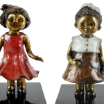De l’art naïf en bronze, signé Ginette Laplante