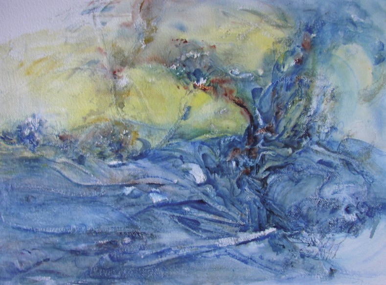 Mélodie, aquarelle, 22 x 30 po, 2016 