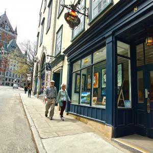 L'extérieur de la galerie