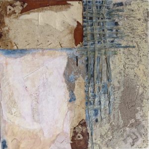 Résonance 11, acrylique et collage sur toile, 100 x 100 cm, 2019